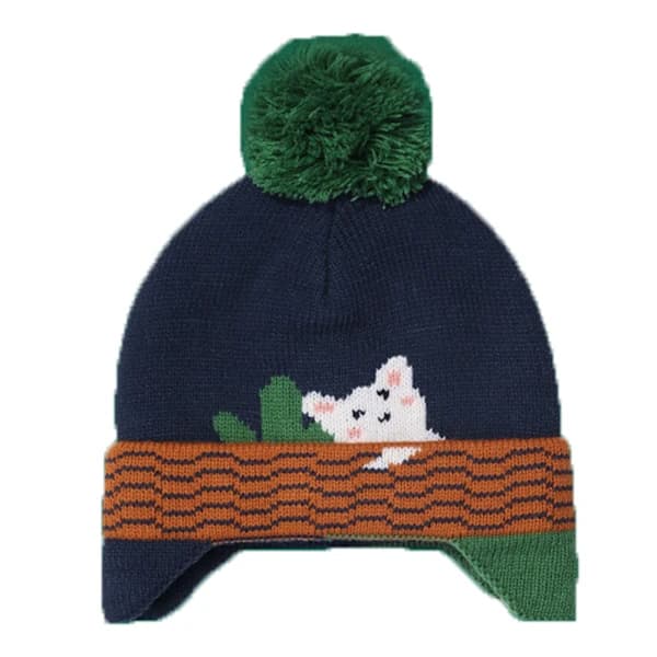 Barnelue, Varm Vinterlue Fleece for Gutter og Jenter Stil 6 M