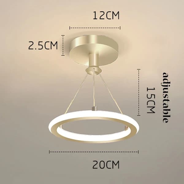 Moderne Pendellampe Guld Bar Lampe LED Loftslamper
