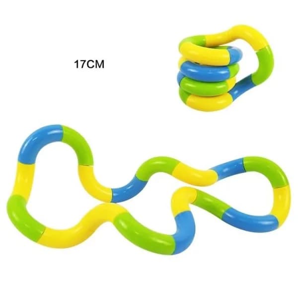 Fidget legetøj tangel twist 2 pak grøn grøn