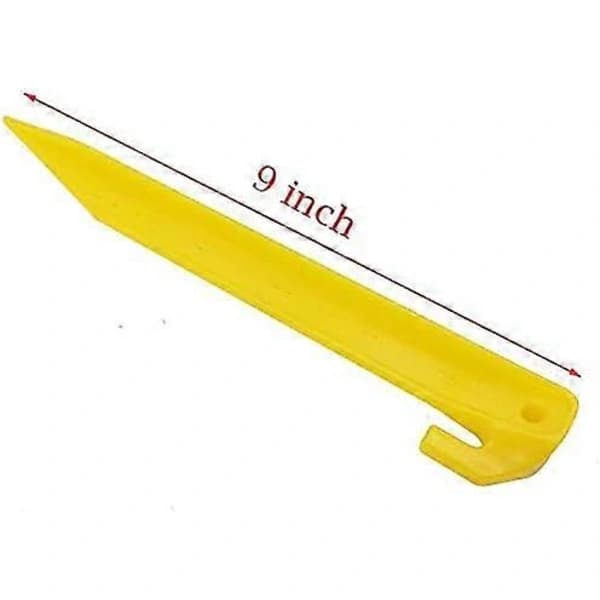 HA~24 stk Plast Teltplugger Holdbare Spiker Krok Markise Camping Caravan Plugger Tilbehør