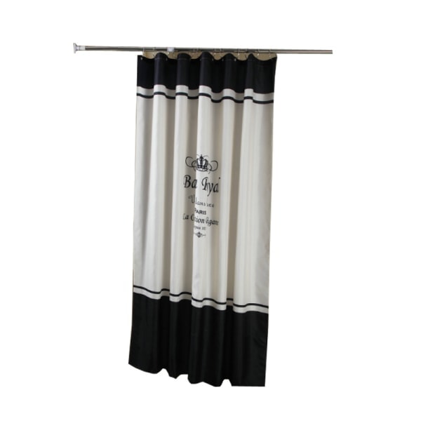 /HA/ Duschdraperi polyester textil krona badrumsdraperi duschdraperi vattentätt duschdraperi 183*183 cm