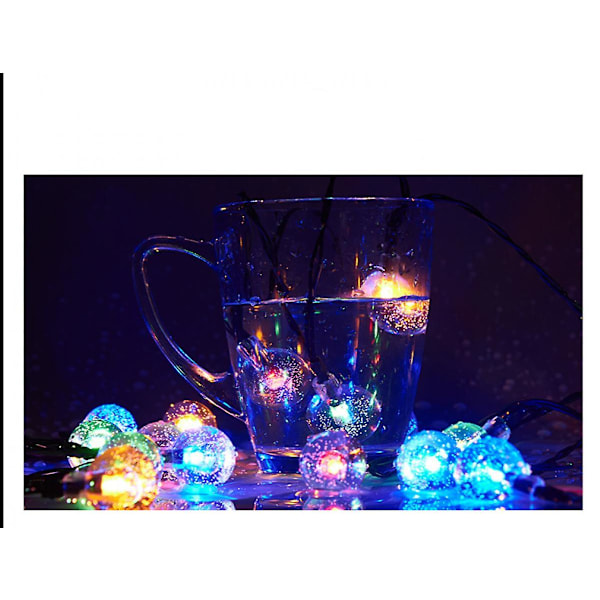 Solcells bubbelboll ljusslinga LED ljusslinga Ou