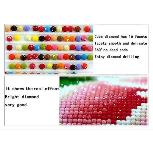 Diy 5d Diamant Maleri Korssting Broderi Diamant Maleri Kits Stue Soveværelse Dekoration Autoc