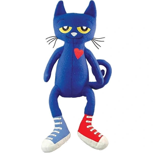 Pete Kat Plysjdukke, 37 cm, Blå
