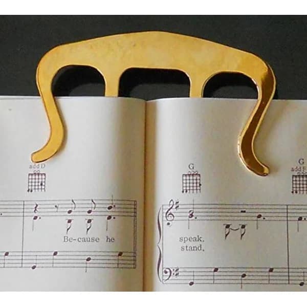 92x64x8mm Gullklemme - Notebokmerke og Sideholder