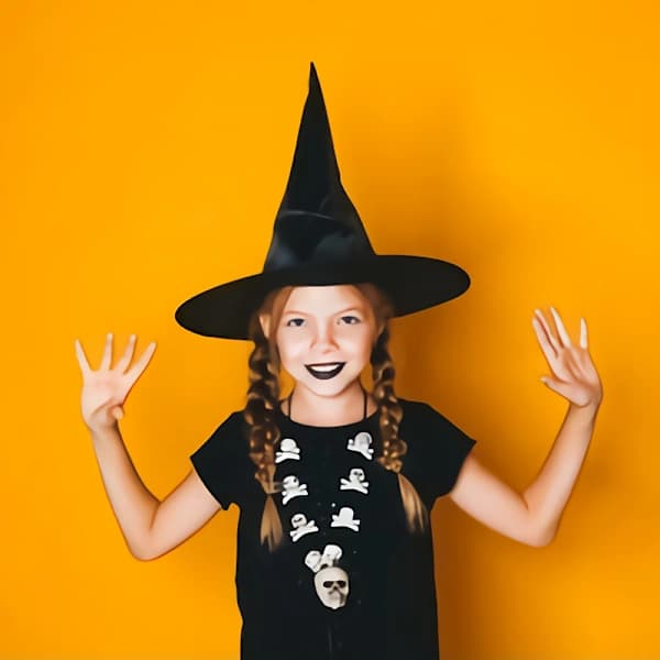 HA-Klassisk Häxhatt för Dam till Halloween