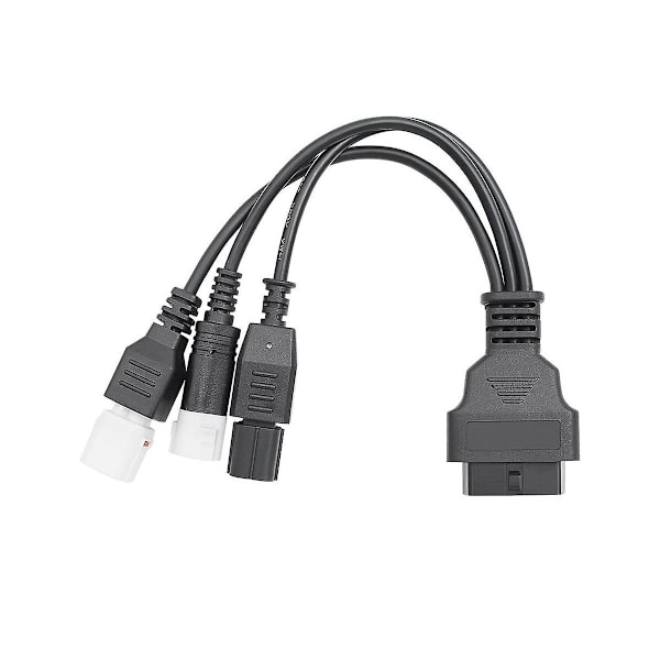 3-napainen/4-napainen 6-napainen moottoripyörän Obd-diagnostiikan Canbus-liitinjohto Obd2 3-in-1-pistokeadapteri