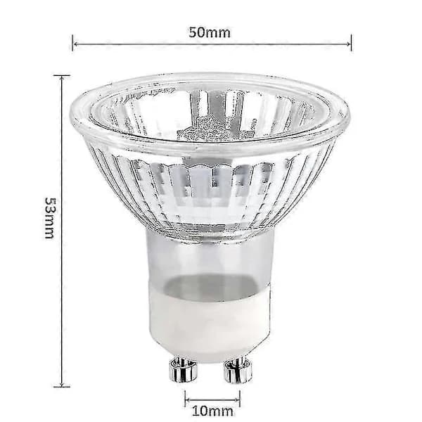 5 stk GU10 35W Halogen Spotlys Pære Dimbar, Halogen Reflektorlamper Y