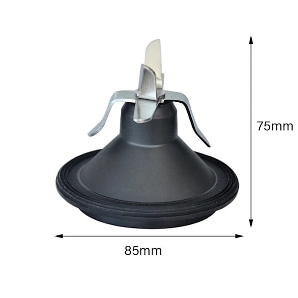 Blenderblad for Juicer Mixer, Blender Reservedeler Kompatibel med HR2093, HR2095, Blender Tilbehør Gummipakning