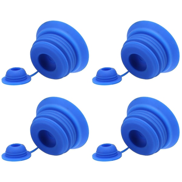 4 Pack 5 Gallon Water Jug Cap, Silicone For 55mm Bottles