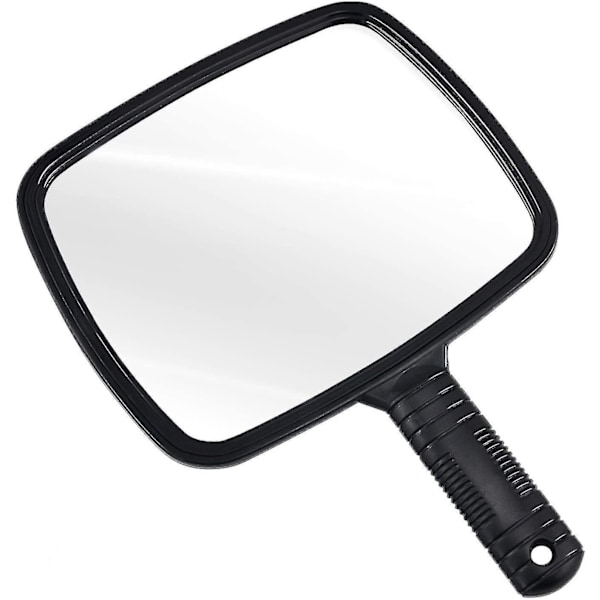 Handhållen frisörspegel för professionella salonger med handtag - Rektangulär handspegel - Frisörspegel - Tandspegel - Sminksspegel