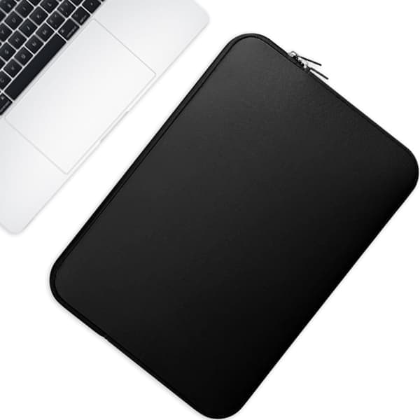 Laptop Sleeve - Computer Sleeve - Sort - 15,6 tommer