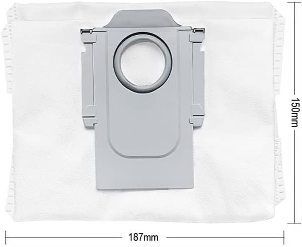 Dammsugarpåsar 12-pack Roborock S7 Maxv Ultra / S7 Pro Ultra / Q5 / Q5 Plus / Q7 / Q7 Plus / Q7 MAX / Q7 Max Plus