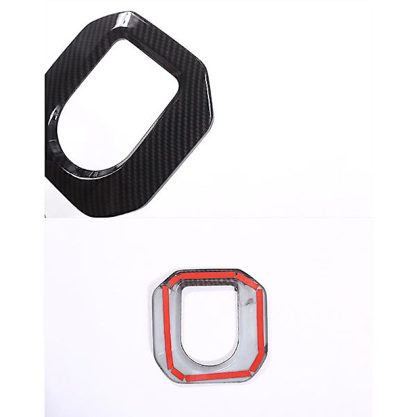 Växelspaksram Cover Trim i kolfiber för Range Rover Evoque 2012-2017 Tillbehör