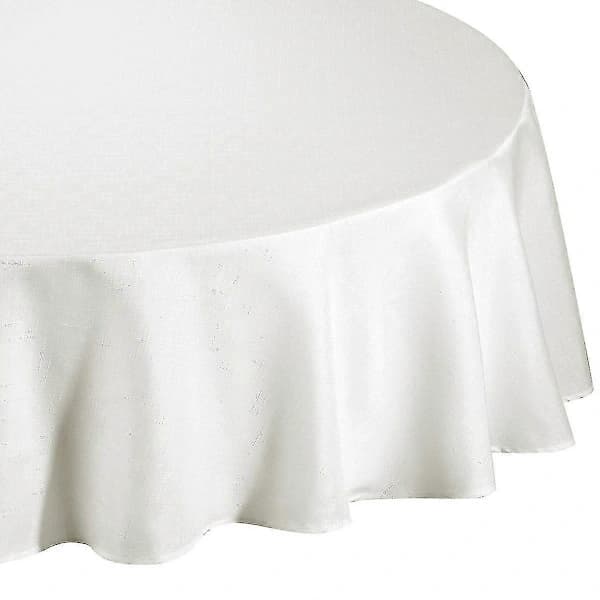 Gressgrønn Duk Bordduk Bryllupsfest Bursdagstrekk Vaskbart Trekk Polyester JO3 Diameter 200cm