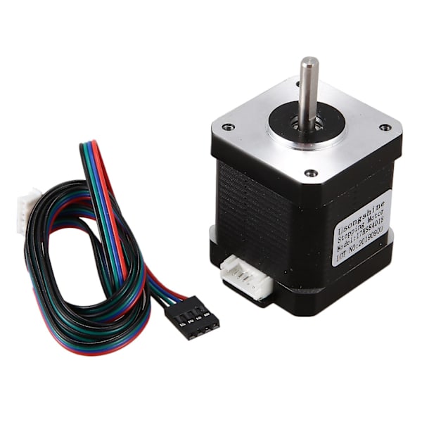 1 stk Nema 17 48mm Nema17 Motor 42bygh 2a 4-leder ( 17hs8401 ) Motor 1m Kabel For 3d-skriver Cnc Moto