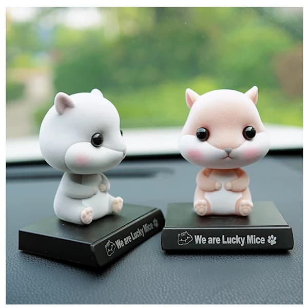 Kreativ bil dekoration statue miniature dyr flytter ham