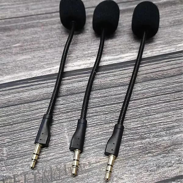 Erstatningsmikrofon til gamingheadset til PRO / G PRO X Gaming Headset 3,5 mm mikrofon [] Sort