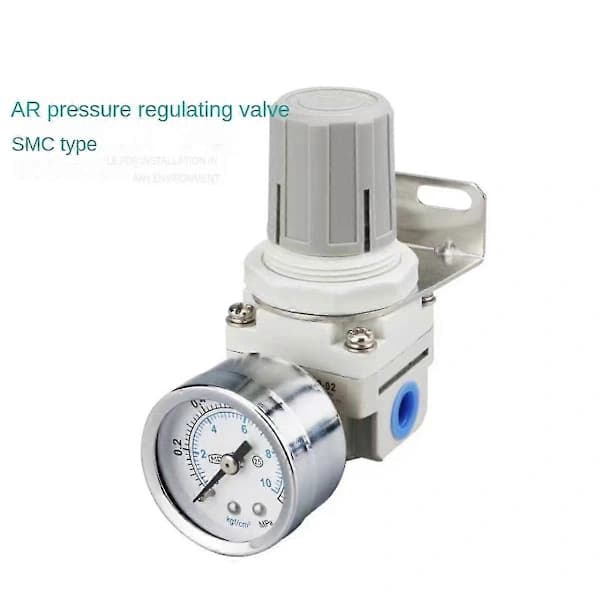 1/4 tum NPT Lufttrycksregulator, AR2000-02 Kompressor Luftregulator, Lufttorkningssystem Mätare Pre [] Som Visad