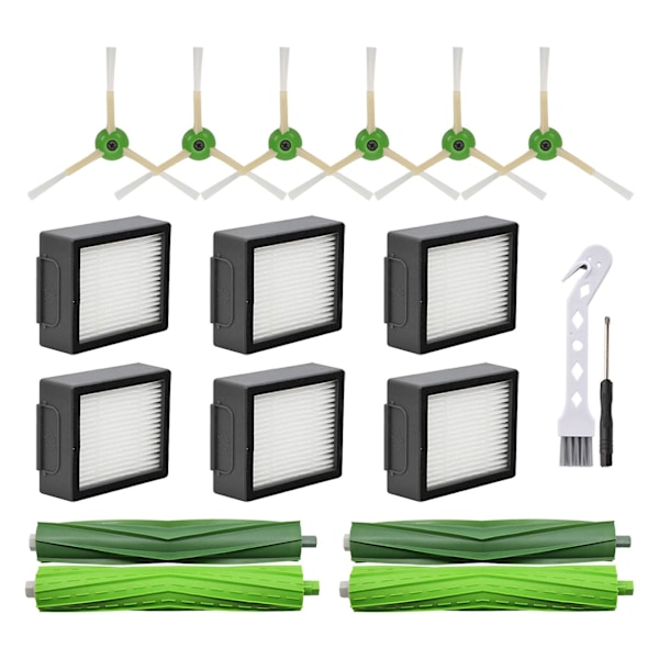 Reservedeler for I3 I4 I6 I7 I8 J7 E5 E6 E7 Robotstøvsuger Hovedsidebørste HEPA-filter