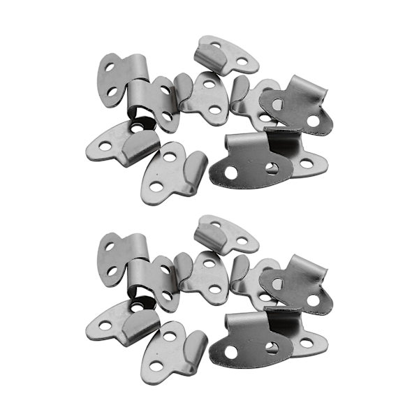 20 kpl Kaapin Jousitoiminen Rautainen Suora Silmukka Kiinnityssalpa 45 mm Pituus