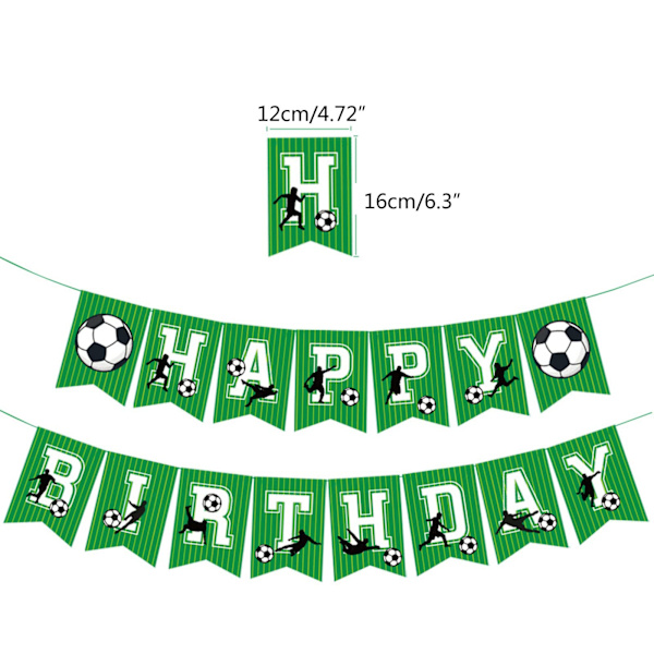 Fodbold Dekorationer til Børnefødselsdag - Fodbold Kopper, Tallerkener, Servietter, Hatte, Sugerør, Gaveposer - Fodbold Dekorationer til Fest