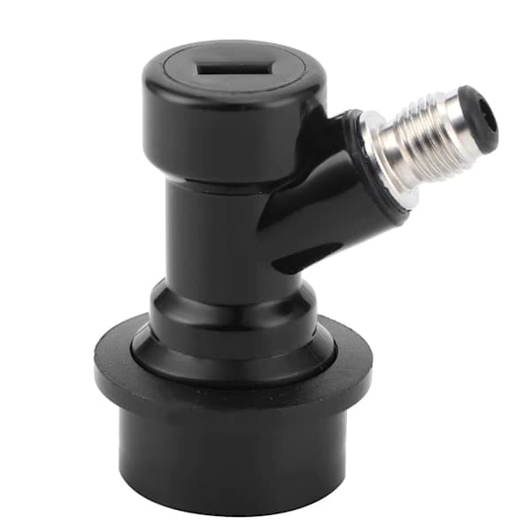 Mini tappekran for fatøl i rustfritt stål, mini fatøldispenserkit med kulekobling, sikkerhetsventil for øldispenser for 2L/3,6L/5L fat