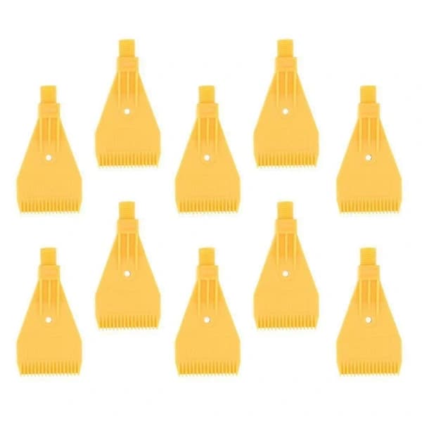 HA~1/4 \" Gjengestørrelse, Flat Vindstråle Luftblåsemunnstykke Spray 1-hulls Gul X10 Den Beste