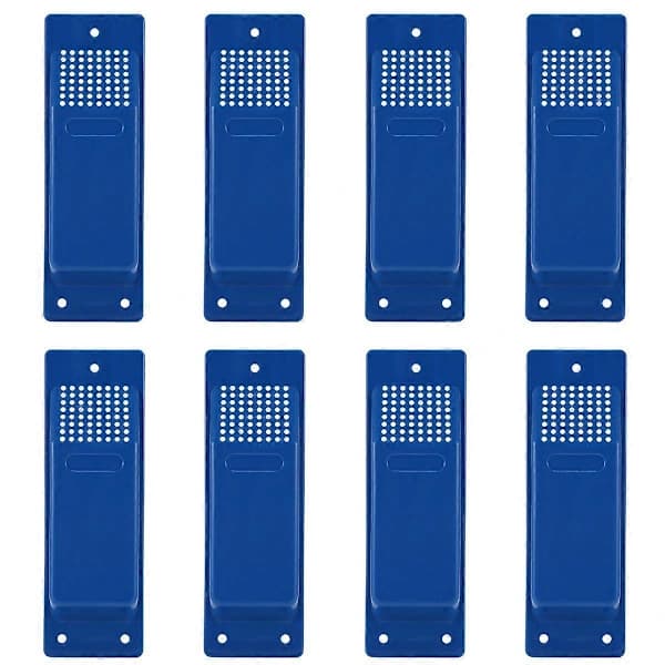 8-delt ventilationssæt til fragtcontainer, kraftig, tilbehør til fragtcontainer, flowventilationssæt, blå