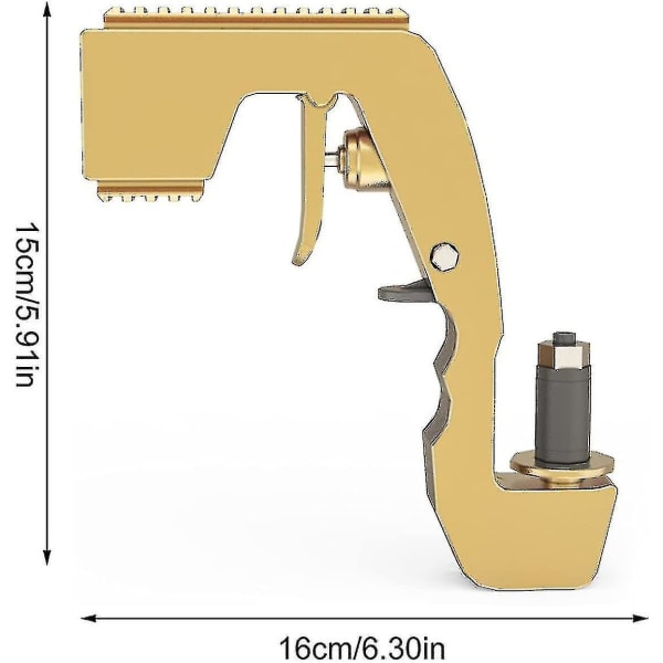 Champagne Dispenser Fontene Avansert Sprayer Egnet for Bar Bassengfester Gull