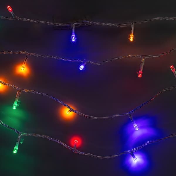 {HH}Forever 8m Ljusslinga multicolor 100 LED Julbelysning multifärg Multicolor