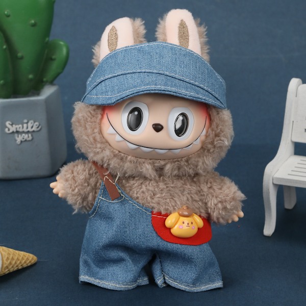 [HH]Labubu Kläder Variation av Stilar Byxor Kjol Hatt Rem Byxor Tillverkare Hög Kvalitet Dolls not included Labu - 6