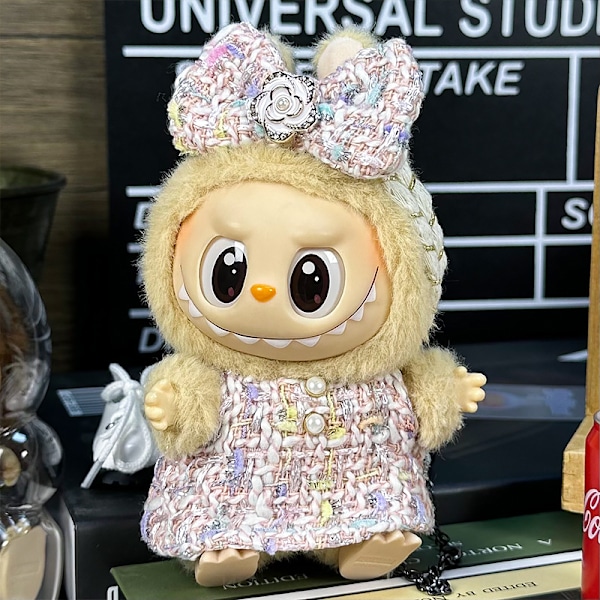 [HH] Labubu Kläder Universal Sittande Stående Plyschdocka Designkläder Tillbehör Blind Box Labubu Kläder style 64