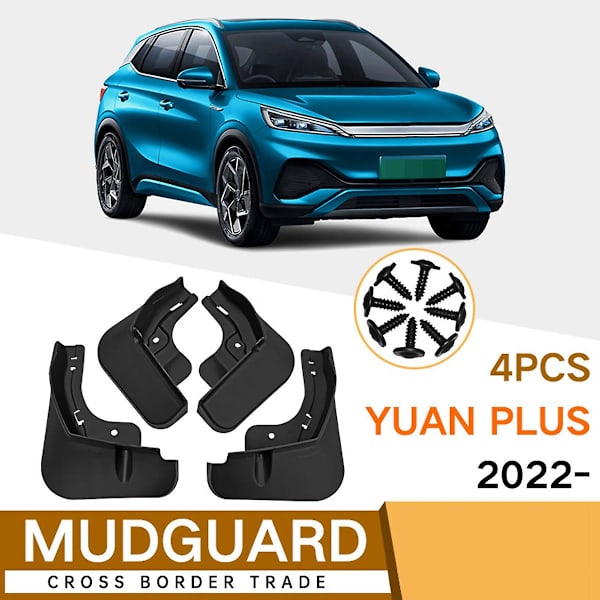 Stänkskydd för bil - Atto 3 Yuan Plus Ev 2021-2023 Stänkskyddsskydd Stänkskydd Tillbehör