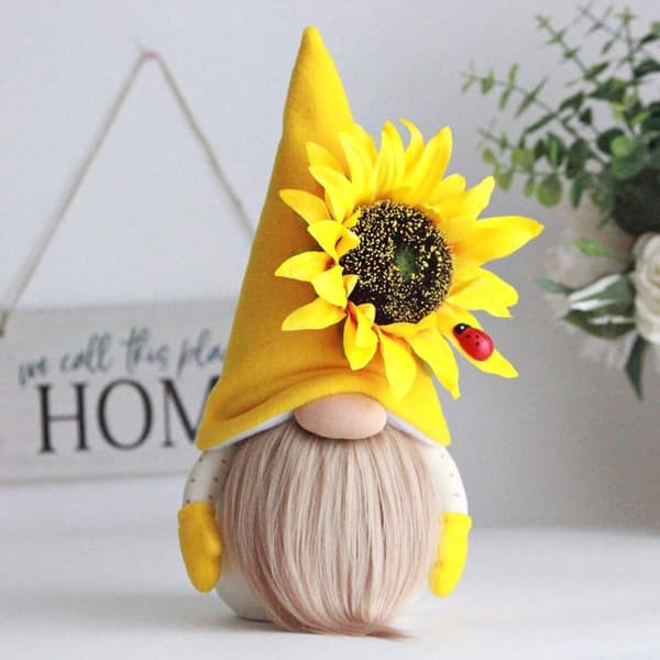 {HH} Solros Tomte sommar/höst Tacksam Buffel Pläd Bondgård