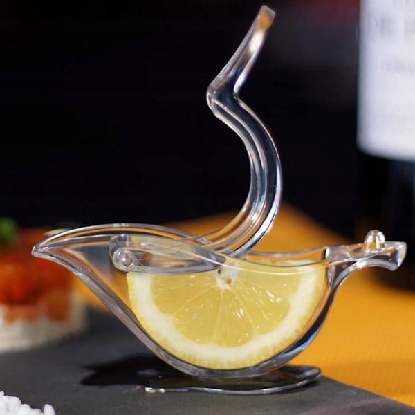 Manuel citronpresser, citronpresser til at presse citron, manuel citronpresser i akryl (5 stk.)