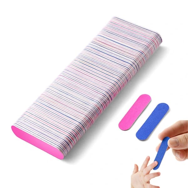HA~Mini neglefiler, 100-pakning 5 cm engangs dobbeltsidig Emery
