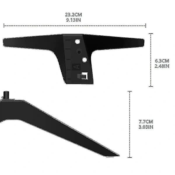 HA-2024 Stativfødder til LG TV, TV-stativfødder til LG 49 50 55 tommer TV 50UM7300AUE 50UK6300BUB 5