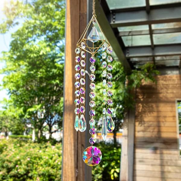 HA-Kristall Solfanger Vindspill, Lysekrone Aurora Regnbue Solfanger Glass