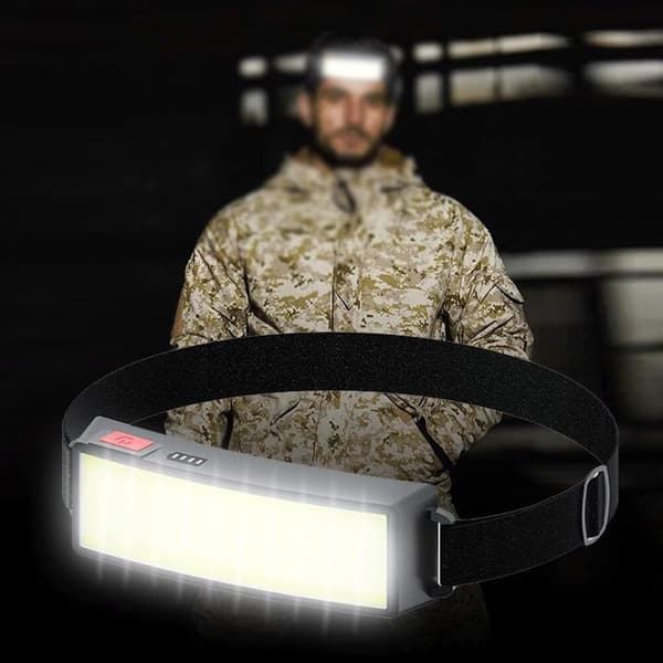 Hodelykt - Bærbar mini-LED-frontlykt for hodelykt - USB-oppladbar hodelykt