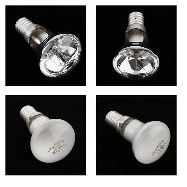 3x R39 Ses E14 Klar Reflektor Spotlight Lavalampelyspære Liten Skrue 25w