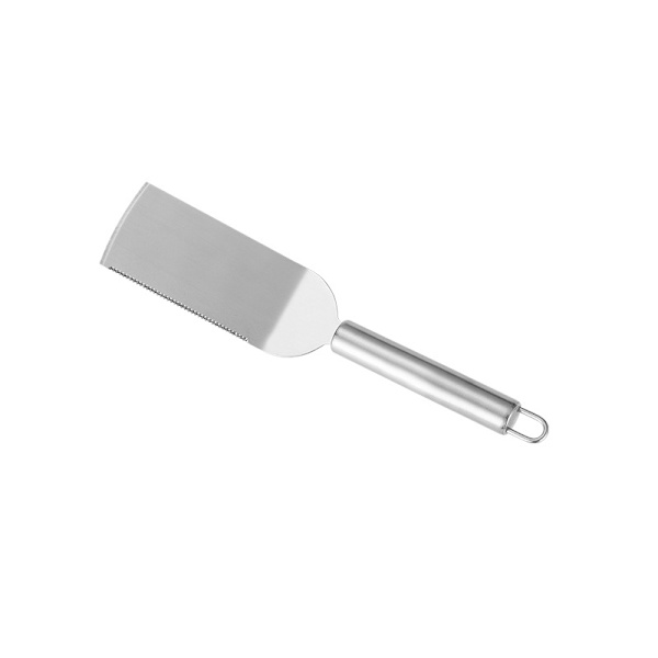 Sett med 2 Multifunksjonelle Spatler i Rustfritt Stål for Kjøkkenbruk, Rektangulært Hode, Hengeløkke, Pai Cutter, Lasagne Cutter, Kake Servering