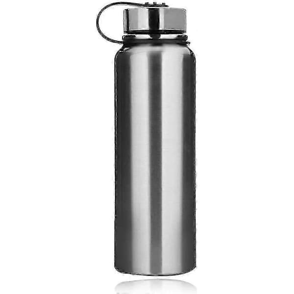 HA~1,5L vattenflaskor i rostfritt stål, läckagesäkra lock, återanvändbara, present
