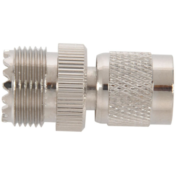 5x TNC hane till PL259 UHF hona adapterkontakt, silver