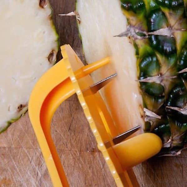 Pineapple Corer Easy to Clean Sharp Portable Cute Shape Lightweight Remove Pineapple Core Stainless Steel Adjustable Innovative Pineapple Peeler