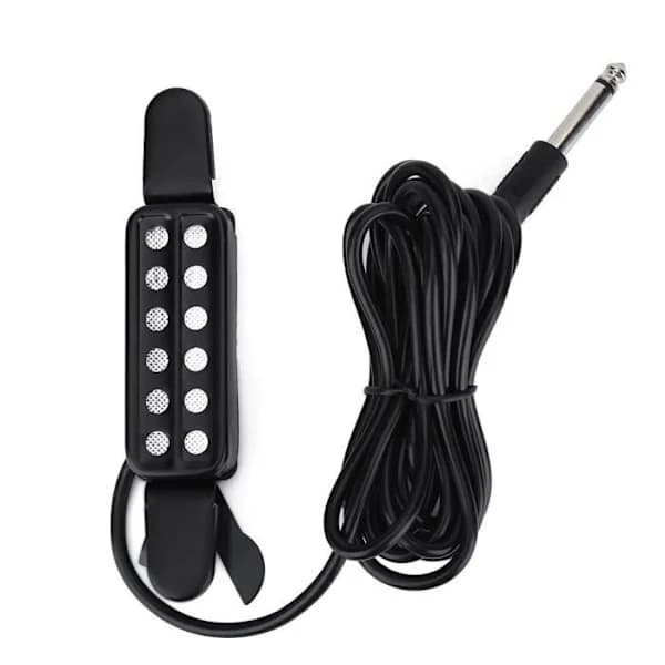 12 Lydhulls Magnetisk Pickup Transduser for Akustisk Gitar Musikkinstrument Tilbehør