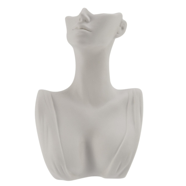 Menneskelig hode blomster vaser portrett vase dekorative nordiske blomsterpotte ornament keramikk statue håndverk