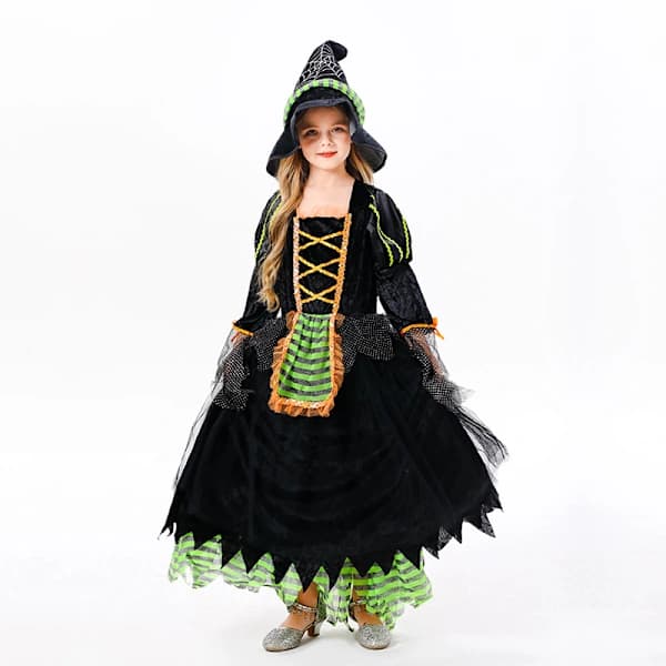 Noidan asu Halloween-asu hatulla (Vihreä-XL)
