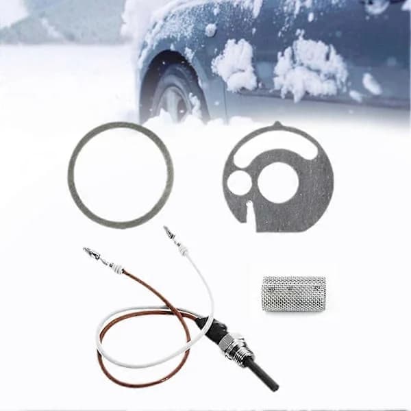 12V Gløderør Keramisk Stift + Pakninger Til Eberspacher HydronD4WS, 5WZ, D5WS