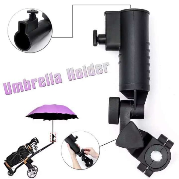 Golfvagn Paraplyhållare Universal Push Paraplyhållare